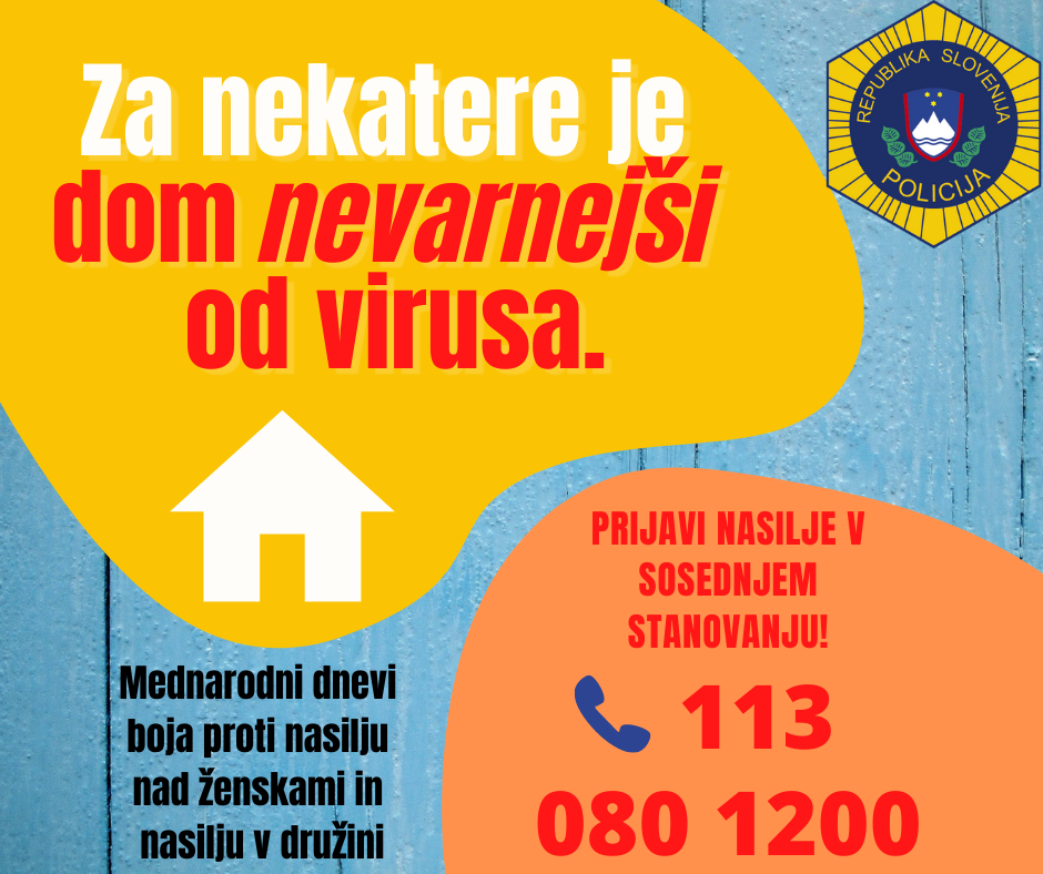 Pomoč žrtvam nasilja v družini tudi v času epidemije