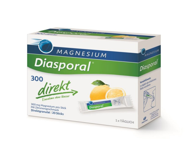Magnesium Diasporal 300 mg direkt, granule za direktno uživanje, 20 vrečk Magnesium Diasporal 300 mg direkt, granule za direktno uživanje, 20 vrečk
