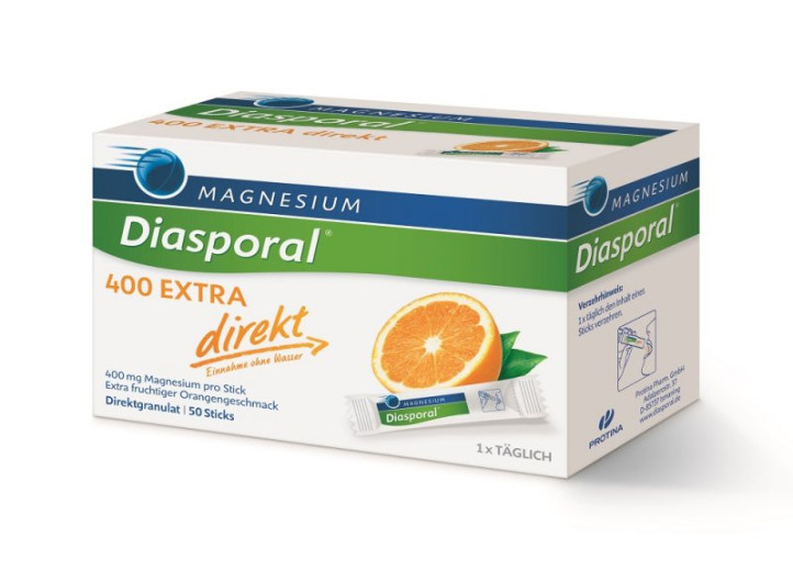 Magnesium Diasporal 400 mg Extra direkt, granule za direktno uživanje, 50 vrečk Magnesium Diasporal 400 mg Extra direkt, granule za direktno uživanje, 50 vrečk