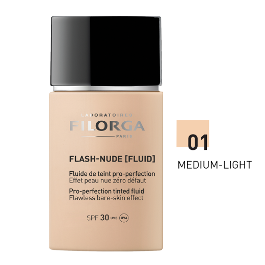 Filorga Flash-Nude (fluid) 01 Medium - Light, tekoči puder, 30 ml Filorga Flash-Nude (fluid) 01 Medium - Light, tekoči puder, 30 ml