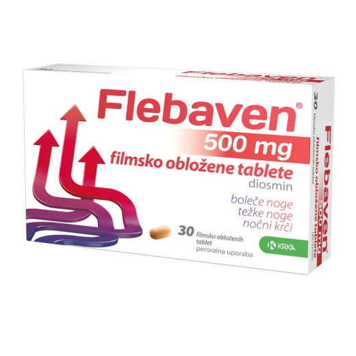 Flebaven 500 mg, 30 filmsko obloženih tablet Flebaven 500 mg, 30 filmsko obloženih tablet