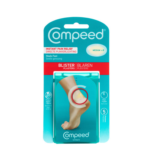 Compeed, obliži za žulje - srednji, 5 obližev Compeed, obliži za žulje - srednji, 5 obližev