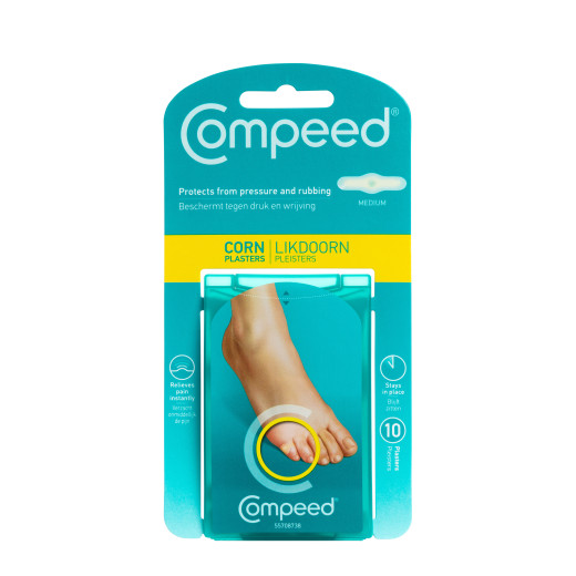 Compeed, obliž za kurja očesa srednji, 10 obližev Compeed, obliž za kurja očesa srednji, 10 obližev