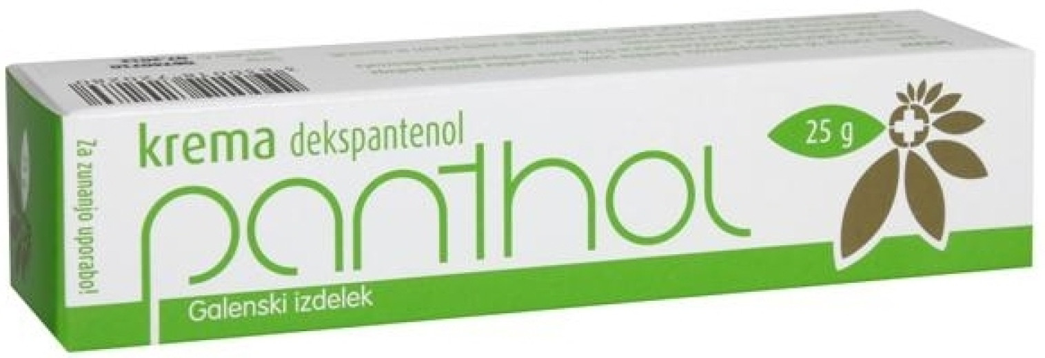 Panthol krema, 25 g Panthol krema, 25 g