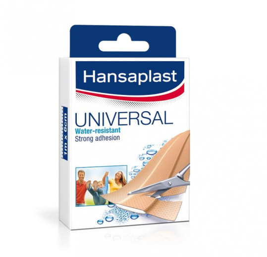Hansaplast Universal, univerzalni obliž za rezanje, 1 m x 6 cm Hansaplast Universal, univerzalni obliž za rezanje, 1 m x 6 cm