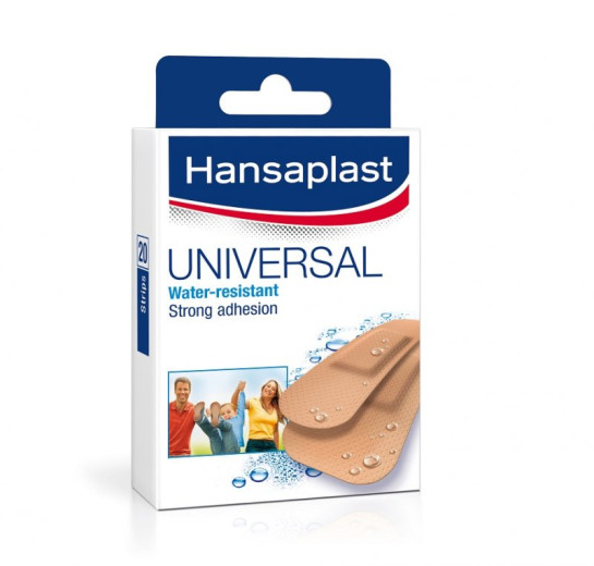 Hansaplast Universal, univerzalni obliži, 20 obližev Hansaplast Universal, univerzalni obliži, 20 obližev