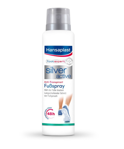 Hansaplast Silver Active, antiperspirant za noge,150 ml Hansaplast Silver Active, antiperspirant za noge,150 ml