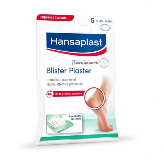 Hansaplast Blister Plaster, obliži za žulje - veliki, 5 obližev Hansaplast Blister Plaster, obliži za žulje - veliki, 5 obližev