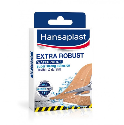 Hansaplast Extra Robust, vzdržljiv vodoodporen obliž za rezanje, 80 x 6 cm Hansaplast Extra Robust, vzdržljiv vodoodporen obliž za rezanje, 80 x 6 cm