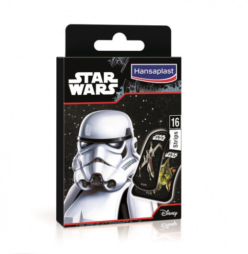 Hansaplast Disney Star Wars, obliži za otroke z motivom Vojne zvezd, 16 obližev Hansaplast Disney Star Wars, obliži za otroke z motivom Vojne zvezd, 16 obližev