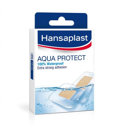 Hansaplast Aqua Protect, vodoodporni obliži, 20 obližev Hansaplast Aqua Protect, vodoodporni obliži, 20 obližev