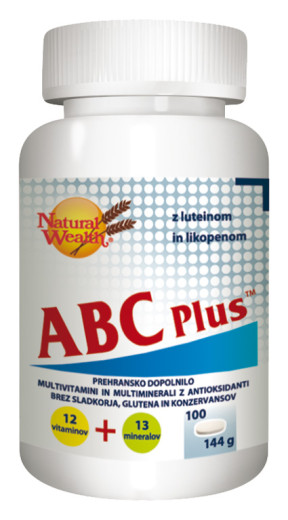 Natural Wealth ABC Plus, 100 tablet Natural Wealth ABC Plus, 100 tablet