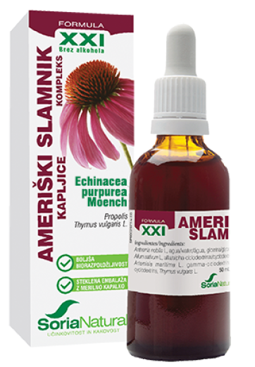Soria Natural Ameriški slamnik kompleks XXI kapljice, 50 ml Soria Natural Ameriški slamnik kompleks XXI kapljice, 50 ml