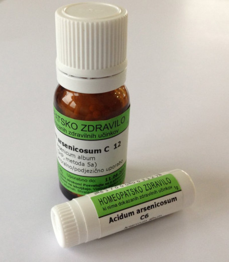 Acidum arsenic album, kroglice za peroralno/podjezično uporabo - C12, 1 g Acidum arsenic album, kroglice za peroralno/podjezično uporabo - C12, 1 g