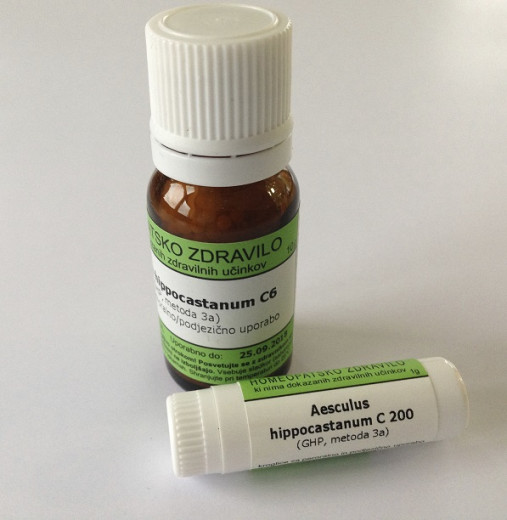 Aesculus hippocastanum, kroglice za peroralno/podjezično uporabo - C12, 1 g Aesculus hippocastanum, kroglice za peroralno/podjezično uporabo - C12, 1 g