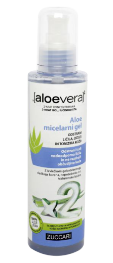 Aloe Vera X2, Aloe micelarni gel, 200 ml Aloe Vera X2, Aloe micelarni gel, 200 ml