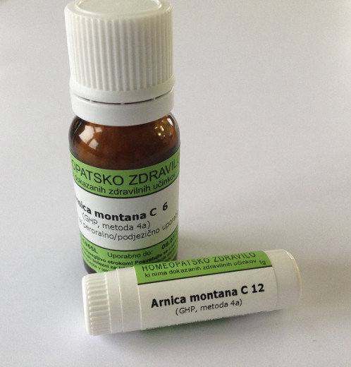 Arnica montana, kroglice za peroralno/podjezično uporabo - C12, 1 g Arnica montana, kroglice za peroralno/podjezično uporabo - C12, 1 g