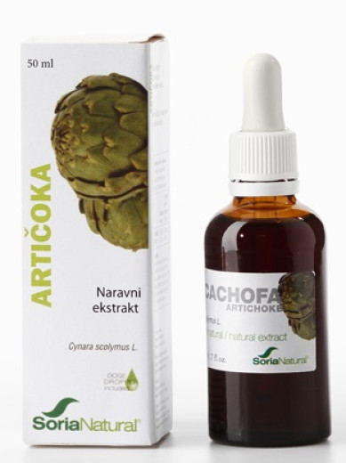 Soria Natural Artičoka, kapljice, 50 ml Soria Natural Artičoka, kapljice, 50 ml