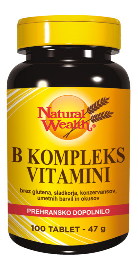 Natural Wealth B kompleks, 100 tablet Natural Wealth B kompleks, 100 tablet