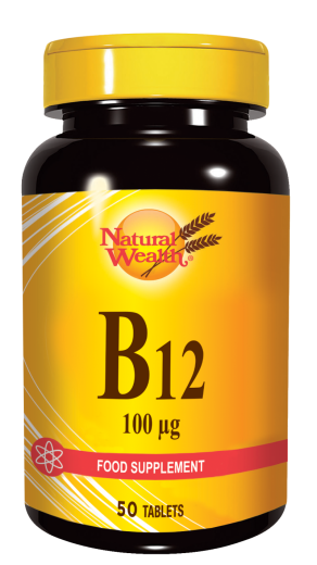 Natural Wealth Vitamin B12 100 µg, 50 tablet Natural Wealth Vitamin B12 100 µg, 50 tablet