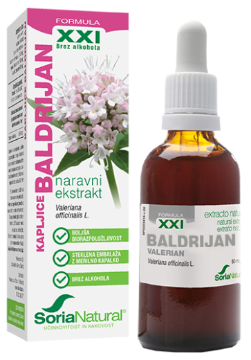 Soria Natural, Baldrijan XXI kapljice, 50 ml Soria Natural, Baldrijan XXI kapljice, 50 ml