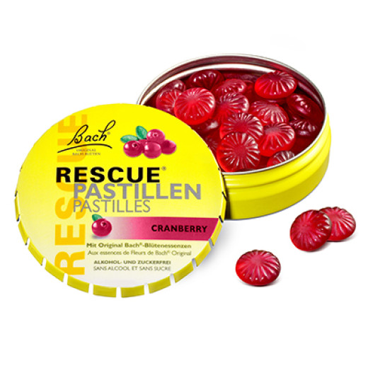 Bach Rescue, pastile z okusom brusnice, 50 g Bach Rescue, pastile z okusom brusnice, 50 g