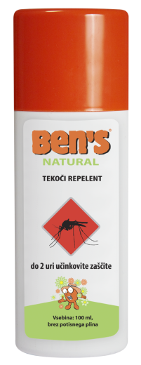 Ben's Natural, repelent v razpršilu, 100 ml Ben's Natural, repelent v razpršilu, 100 ml