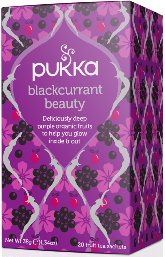 Pukka Blackcurrant Beauty, ekološki čaj, 20 vrečk Pukka Blackcurrant Beauty, ekološki čaj, 20 vrečk