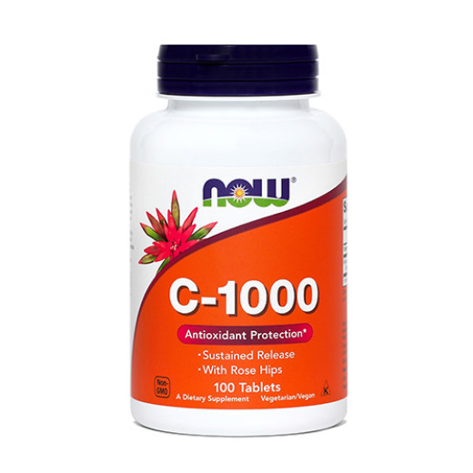 NOW Vitamin C 1000 mg, 100 tablet