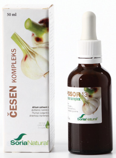 Soria Natural Česen kompleks, kapljice, 50 ml Soria Natural Česen kompleks, kapljice, 50 ml
