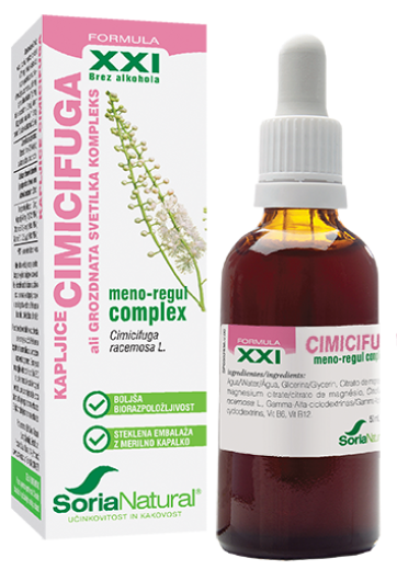 Soria Natural Cimicifuga kompleks XXI kapljice, 50 ml Soria Natural Cimicifuga kompleks XXI kapljice, 50 ml