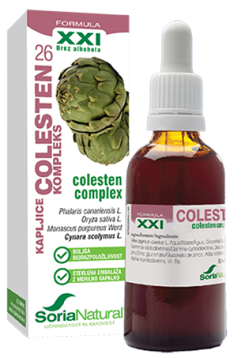 Soria Natural Colesten Kompleks XXI kapljice, 50 ml Soria Natural Colesten Kompleks XXI kapljice, 50 ml