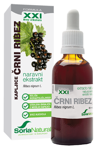 Soria Natural Črni ribez XXI kapljice, 50 ml Soria Natural Črni ribez XXI kapljice, 50 ml