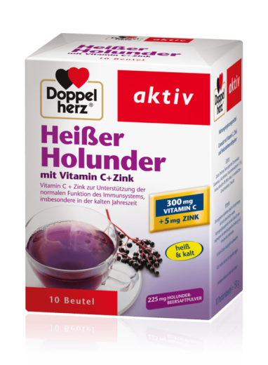 Doppelherz Aktiv Bezeg + vitamin C + cink, vroči napitek, 10 vrečk Doppelherz Aktiv Bezeg + vitamin C + cink, vroči napitek, 10 vrečk