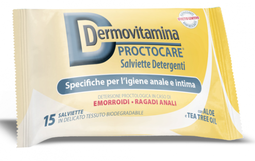 Dermovitamina Proctocare, higienski robčki, 15 kosov Dermovitamina Proctocare, higienski robčki, 15 kosov