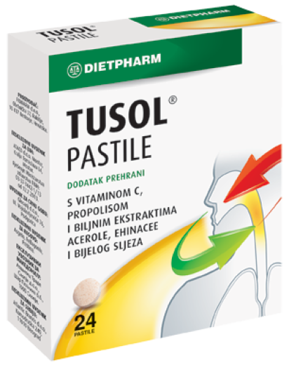 DietPharm Tusol, 24 pastil DietPharm Tusol, 24 pastil