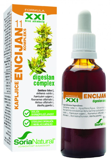 Soria Natural, Encijan kompleks XXI kapljice, 50 ml Soria Natural, Encijan kompleks XXI kapljice, 50 ml