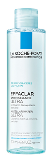 La Roche-Posay Effaclar Ultra Micelarna voda za mastno in občutljivo kožo, 200 ml La Roche-Posay Effaclar Ultra Micelarna voda za mastno in občutljivo kožo, 200 ml