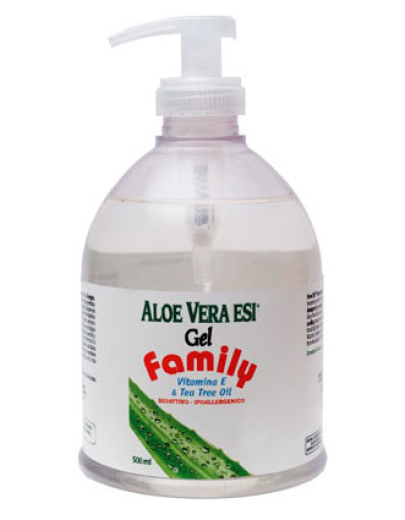 Esi Aloe vera gel z vitaminom E in oljem čajevca, 500 ml Esi Aloe vera gel z vitaminom E in oljem čajevca, 500 ml