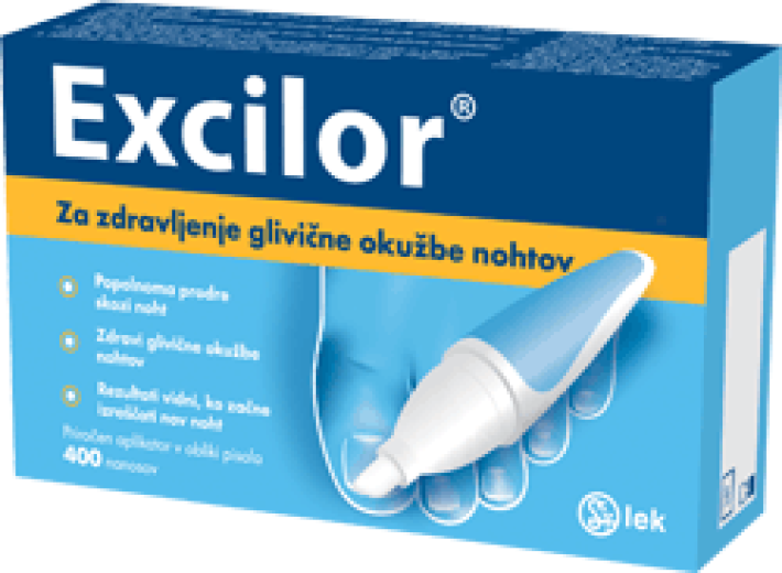 Excilor, pisalo za nohte, 1 kos