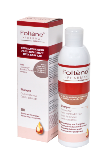 Foltene Pharma šampon proti izpadanju las za ženske, 200 ml Foltene Pharma šampon proti izpadanju las za ženske, 200 ml