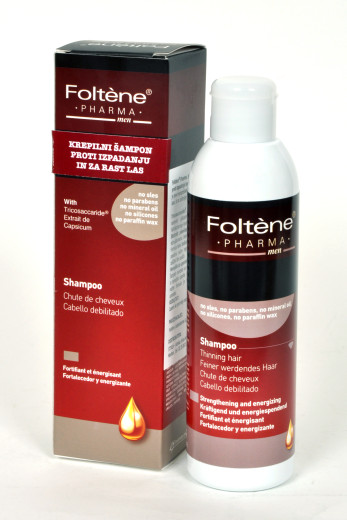 Foltene Pharma šampon proti izpadanju las za moške, 200 ml Foltene Pharma šampon proti izpadanju las za moške, 200 ml