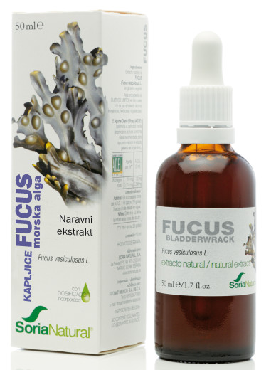 Soria Natural Fucus morska alga XXI kapljice, 50 ml Soria Natural Fucus morska alga XXI kapljice, 50 ml