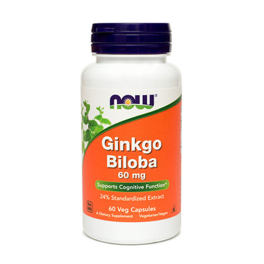 NOW Ginko 60 mg, 60 kapsul NOW Ginko 60 mg, 60 kapsul