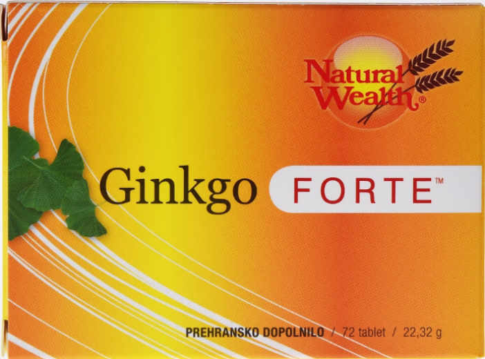 Natural Wealth Ginko Forte, 72 tablet Natural Wealth Ginko Forte, 72 tablet