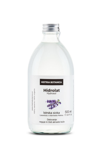Histria Botanica, hidrolat istrske sivke, 500 ml Histria Botanica, hidrolat istrske sivke, 500 ml
