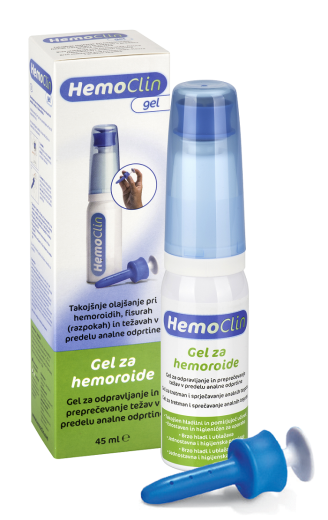 HemoClin, gel proti hemoroidom, 45 ml HemoClin, gel proti hemoroidom, 45 ml