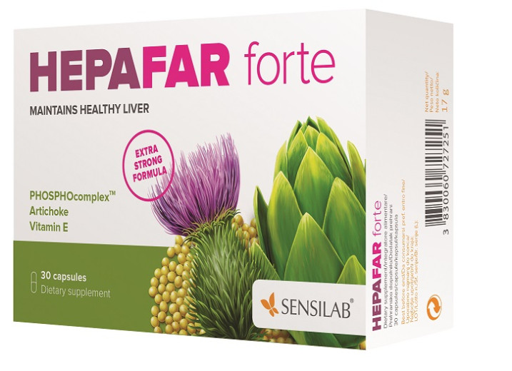 Sensilab Hepafar Forte, 30 kapsul Sensilab Hepafar Forte, 30 kapsul