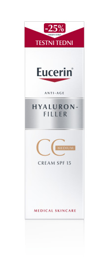 Eucerin Hyaluron-Filler, CC krema - Medium, 50 ml Eucerin Hyaluron-Filler, CC krema - Medium, 50 ml