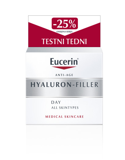 Eucerin Hyaluron-Filler, dnevna krema za suho kožo, 50 ml Eucerin Hyaluron-Filler, dnevna krema za suho kožo, 50 ml